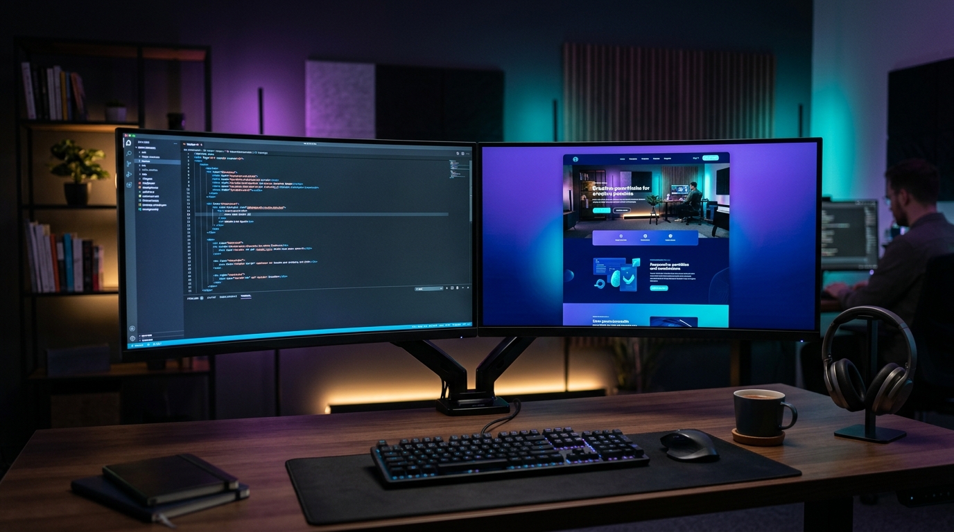 Webzy creative web development agency workspace